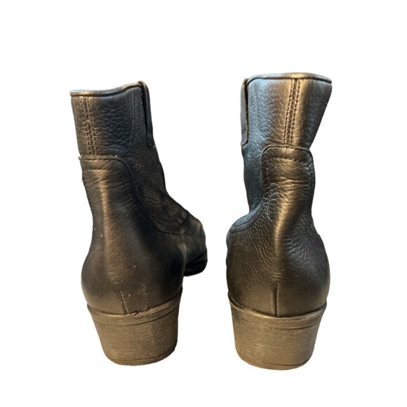 Kenneth Cole booties 8.5 M hot step cowboy black leather boots women's - Picture 5 of 10